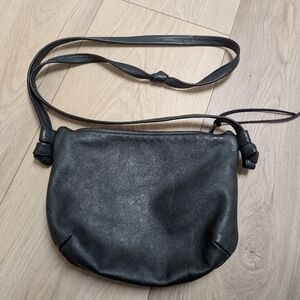 Erin Templeton BYOB Recycled Leather Black Crossbody Purse
